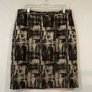 Talbots Established 1947 Wool Black and Gray Pencil Skirt Size 14